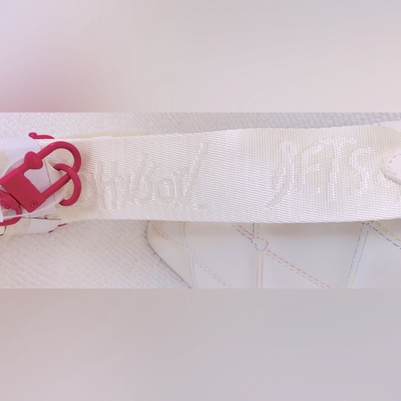 Betsey Johnson XO Double Compartment Hattie Small Satchel / Crossbody - Picture 11 of 14